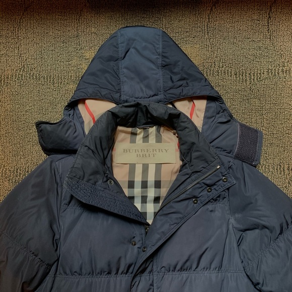 BURBERRY - Duck filled down hooded coat, S - Picture 2 of 9